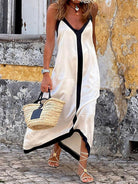 Marta | Island Style Lavechic Colorblock Midi Dress Look