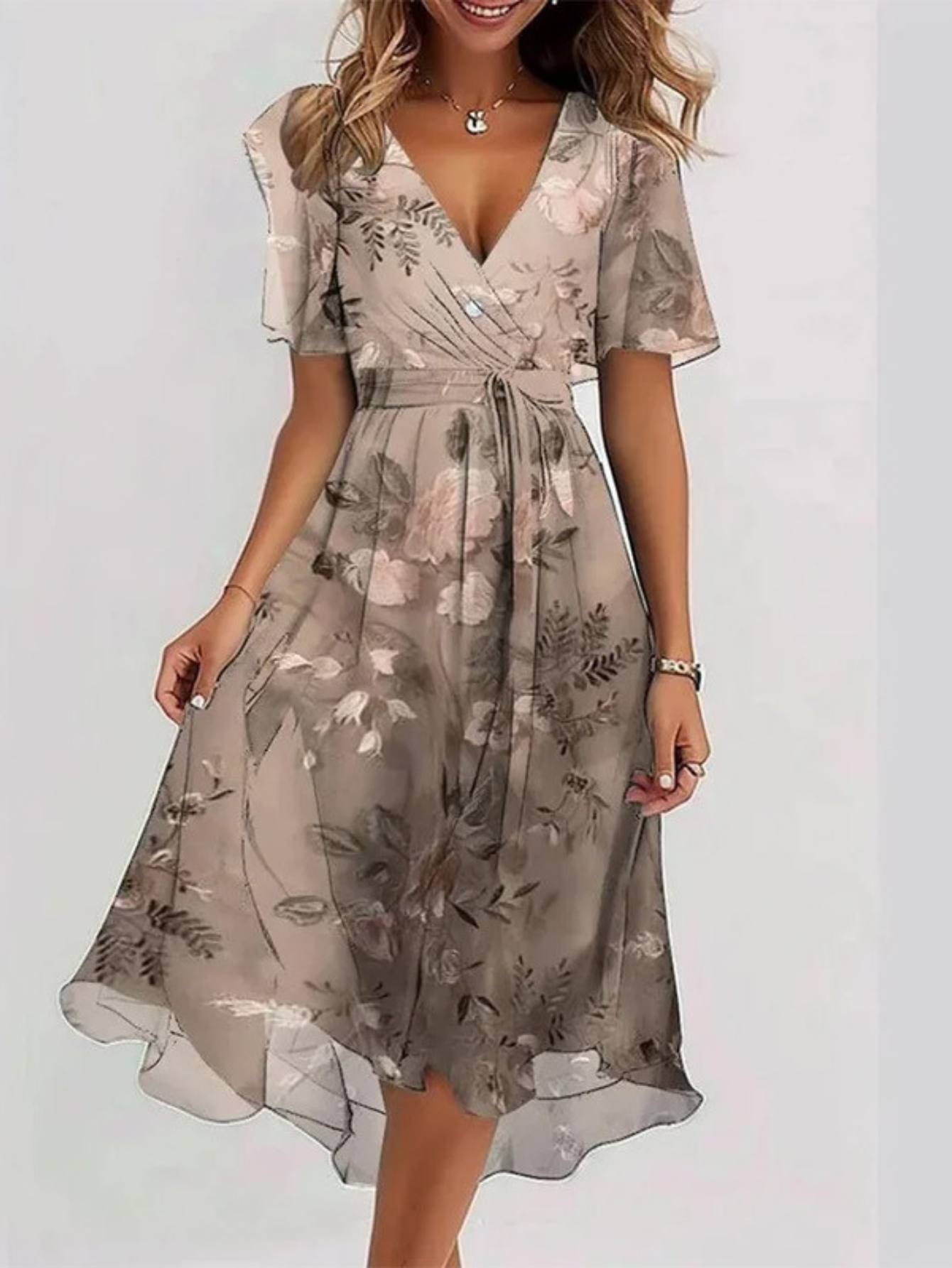 America | Summer Dress with Belly Cover