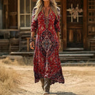 Candice | Vintage-Inspired Long Sleeve Casual Dress