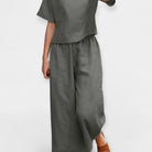 Rosemary | Breezy Short Sleeve Pantsuit