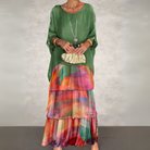 Ericka | Elegant Long Flowing Dress