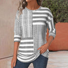 Olga | Striped Comfort Blouse