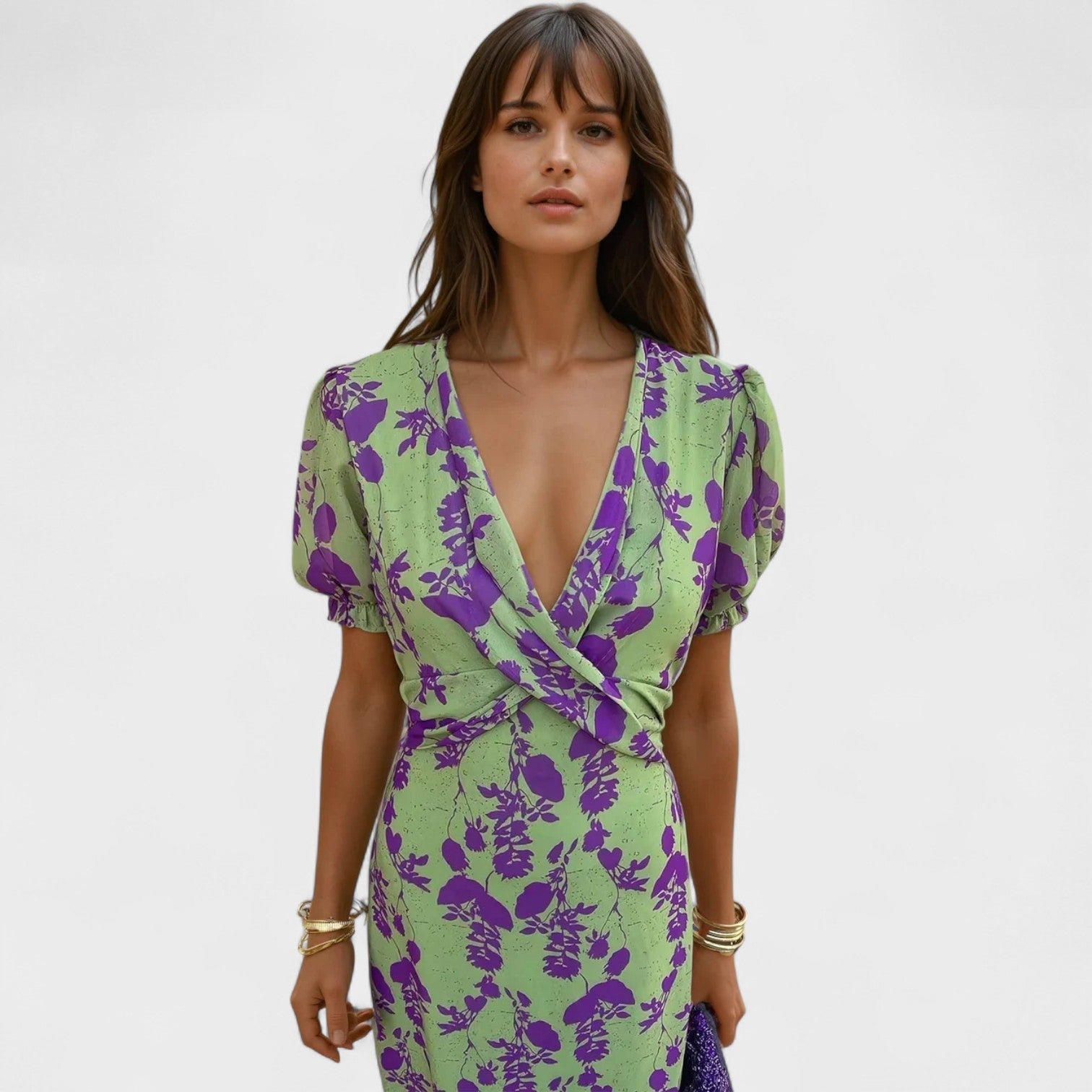 Trisha | Floral Wrap Dress