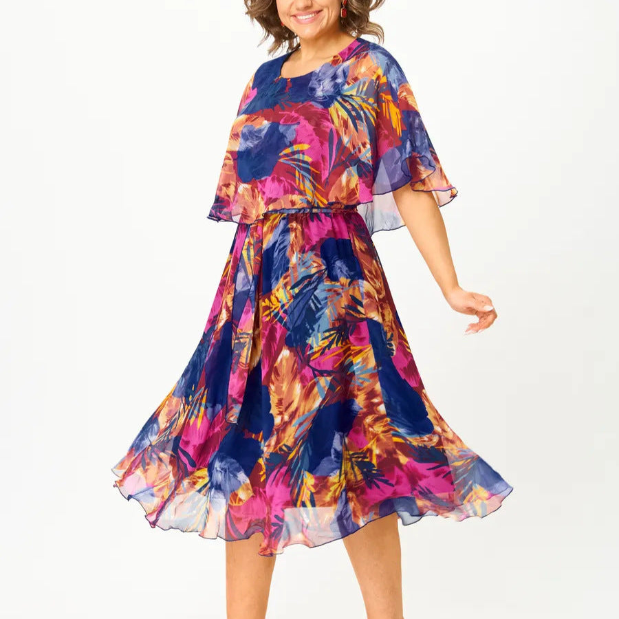 Maira | Plus Size Chiffon Dress