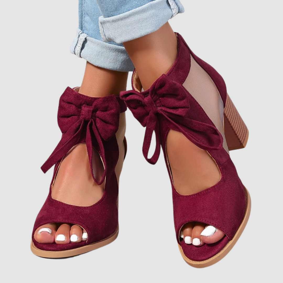 Rafaela | Bow Charm Orthopedic Heels