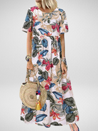 Debby | Boho Floral Maxi Dress
