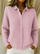 Victoria | Textured Knit Button Cardigan