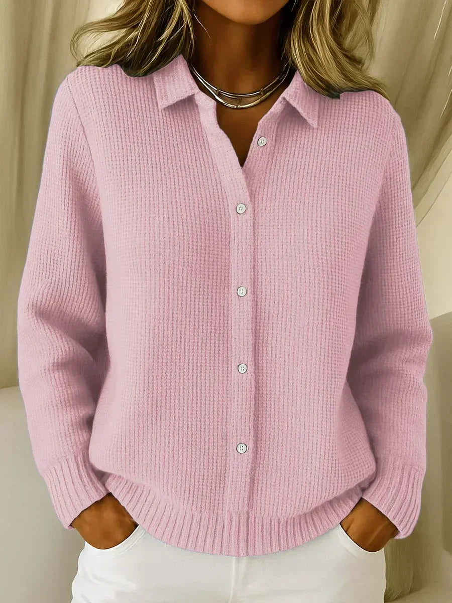 Victoria | Textured Knit Button Cardigan