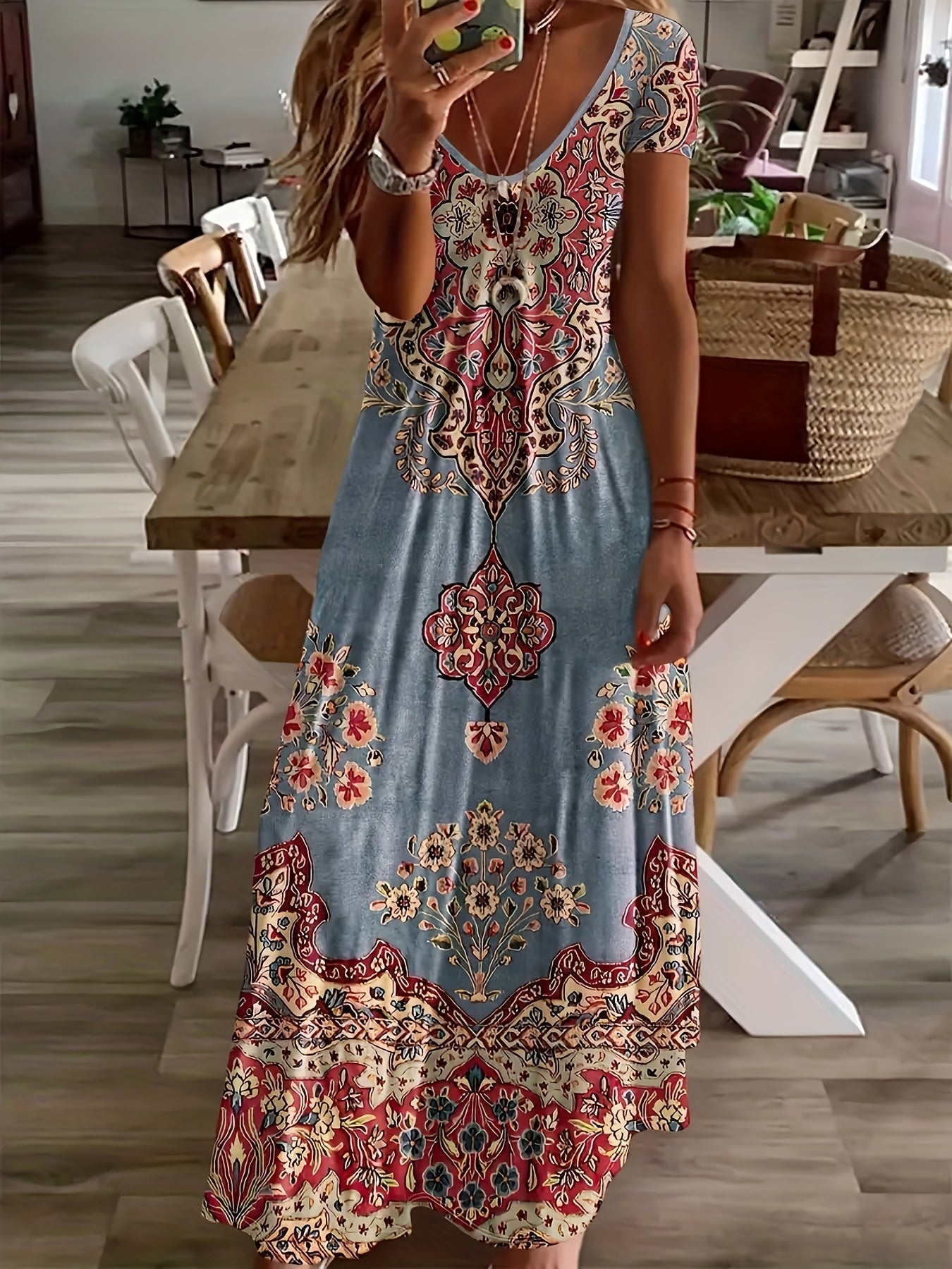 Leticia | Artistic Tummy-Flattering Dress
