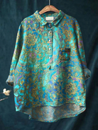 Rina | Women's Retro Art Print Casual Shirt