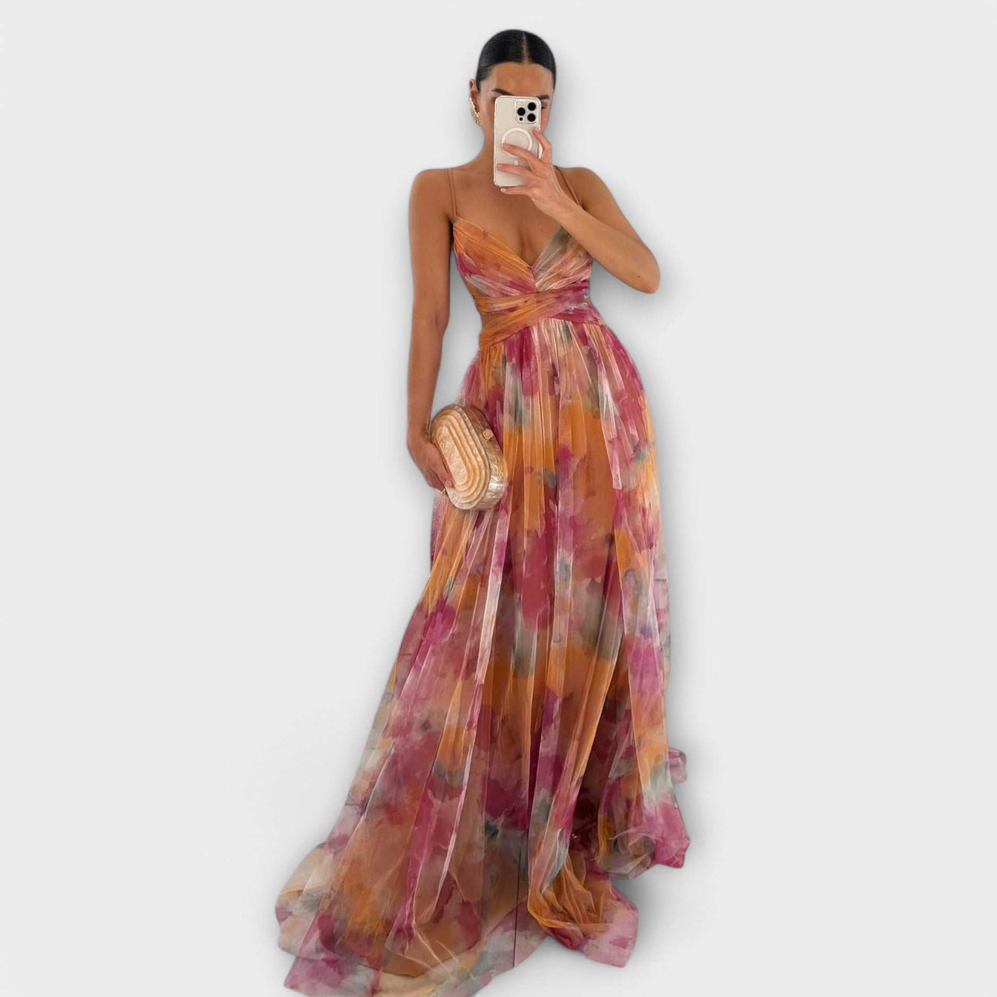 Stacey | Maxi Dress in Knit - Elegant and Shaping