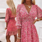 Trina | Elegant Floral Dress
