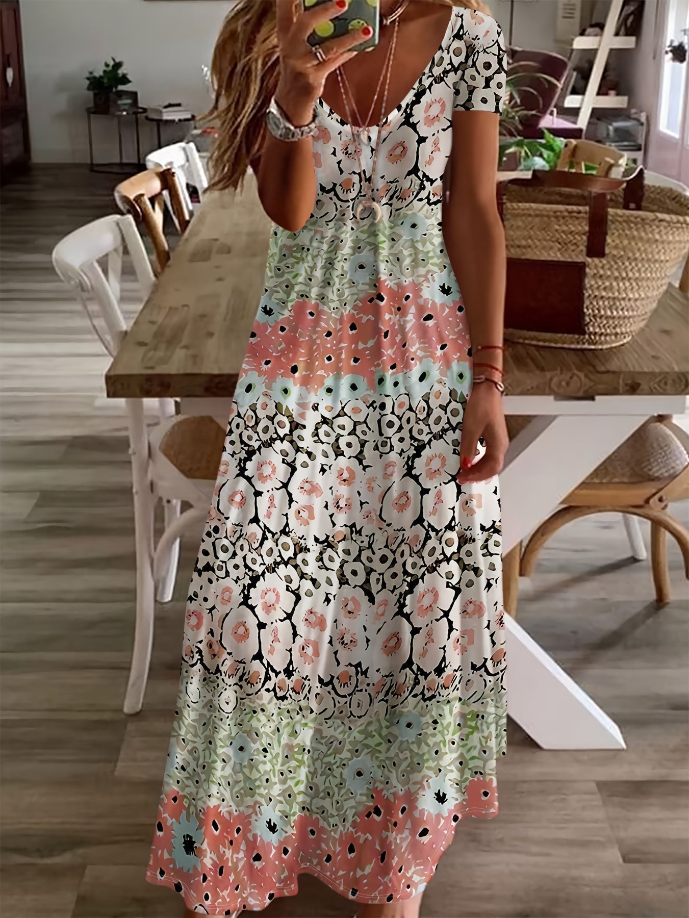 Gabriela | Artistic Tummy-Flattering Dress