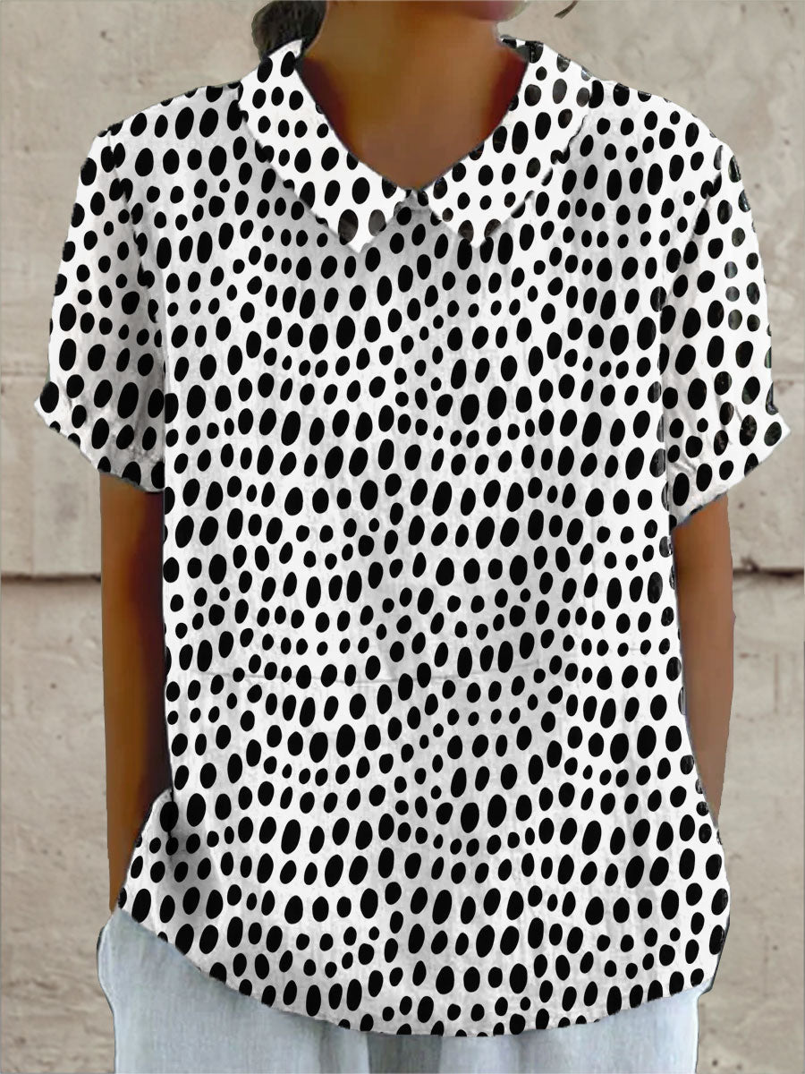 Kaylee | Polka Dot Print Shirt