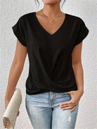 Zoila | The Sweetheart Neckline Casual T-Shirt