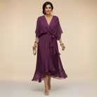 Betty | Effortlessly Flattering Dress-Purple