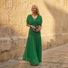 Christie | Elegant Green Dress