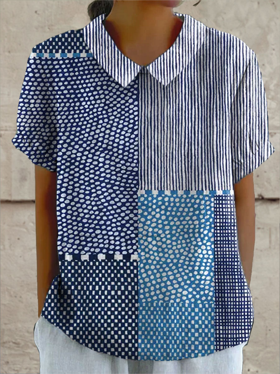 Candy | Patchwork Print Shirt