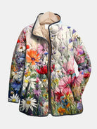 Kenya | Charming Vintage Floral Print Quilted Jacket