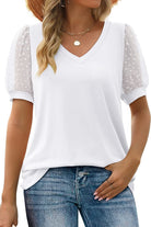 Elvira | Sleek V-Neck Blouse