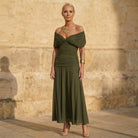 Chelsea | Elegant Green Dress