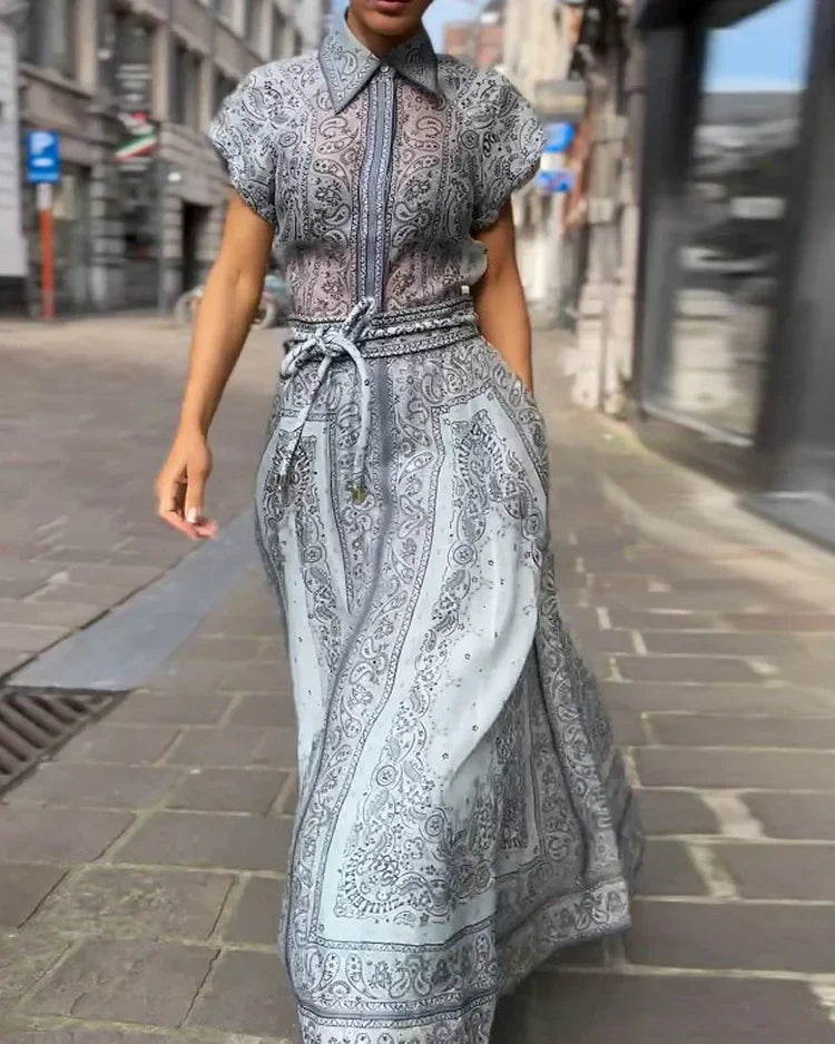 Charmaine | Two Piece Boho Print Set
