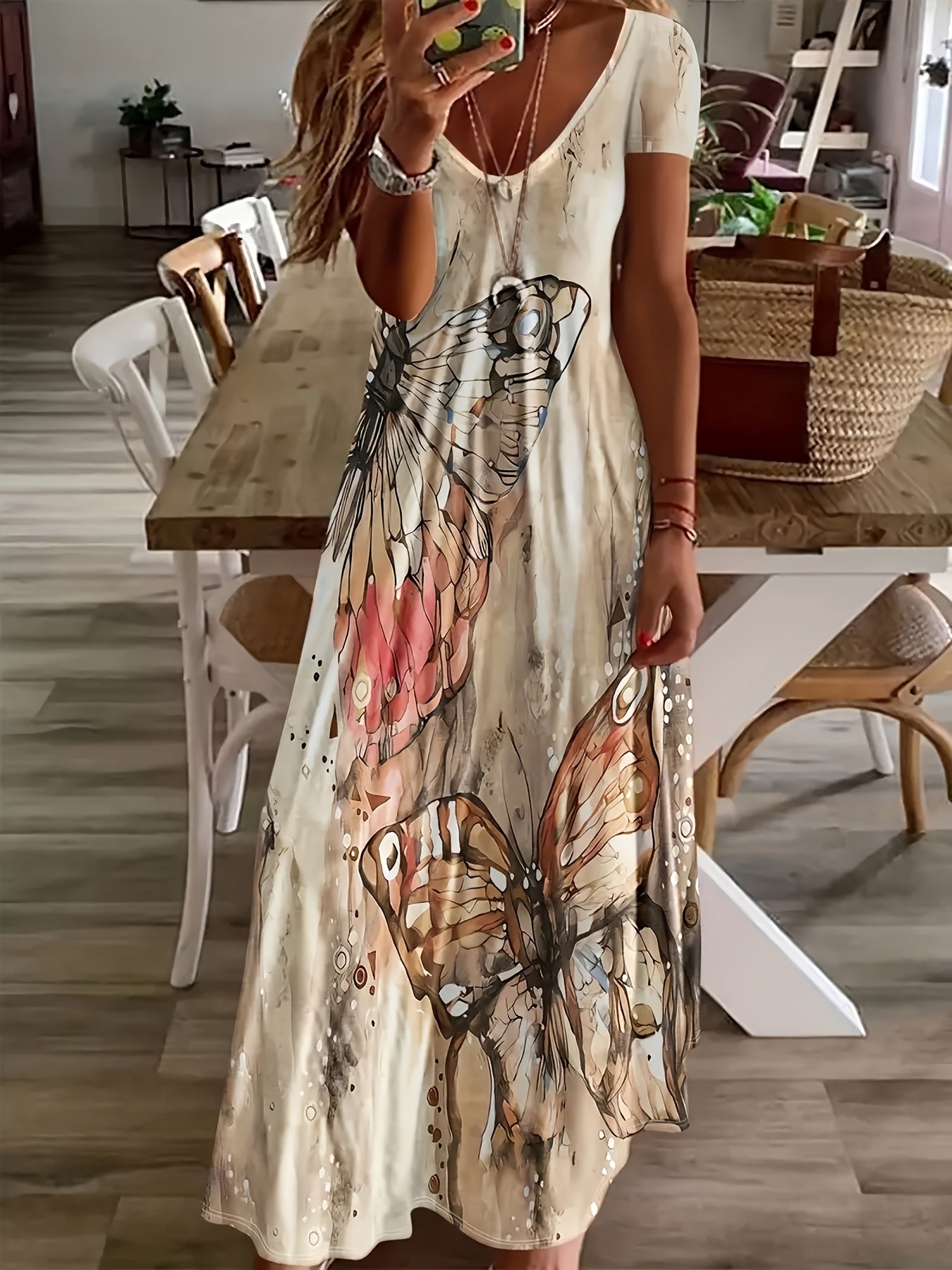 Kimberly | Artistic Tummy-Flattering Dress