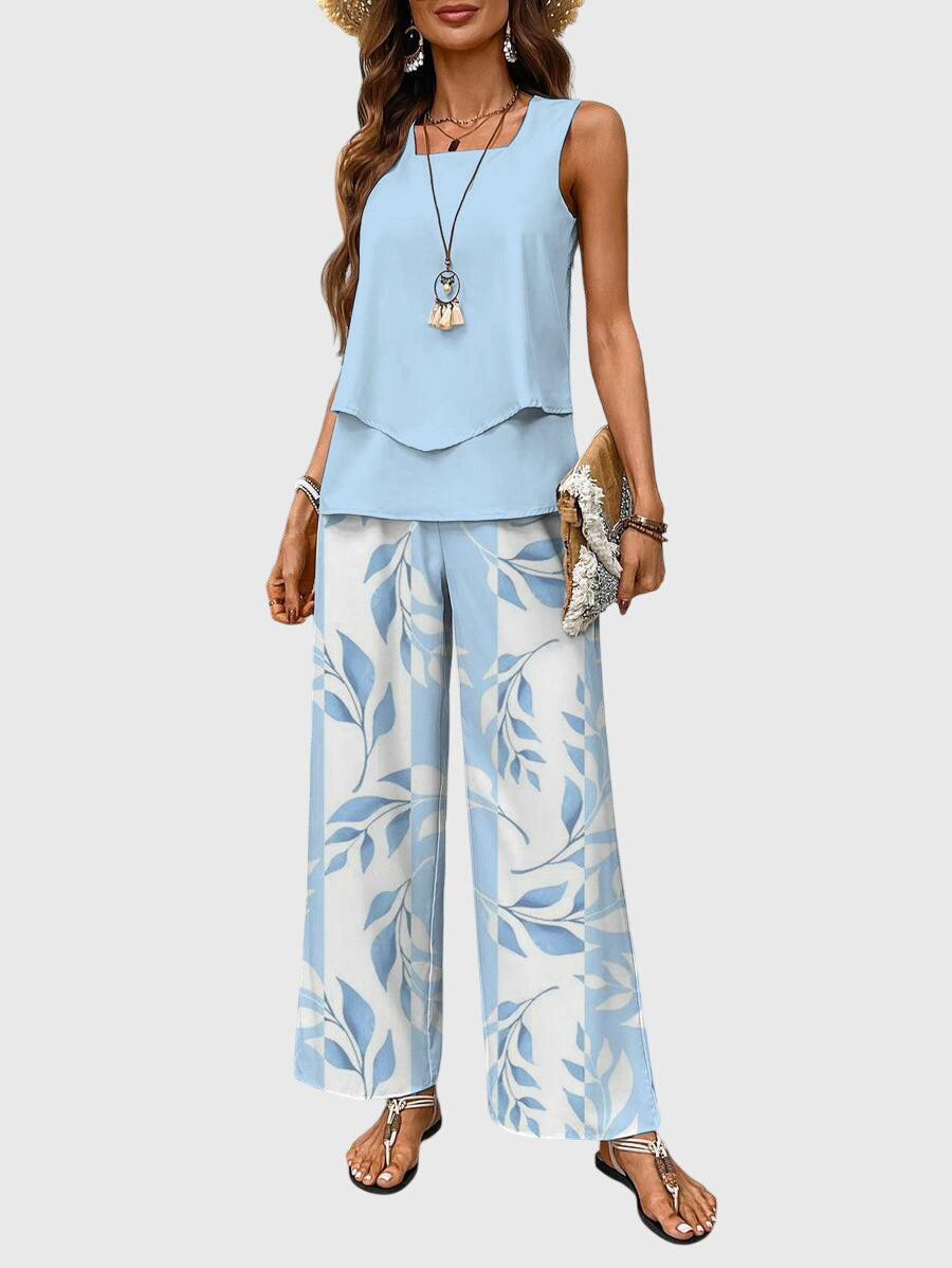 Debra | Elegant 2-Piece Summer Set