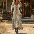 Angelique | Vintage-Inspired Long Sleeve Casual Dress