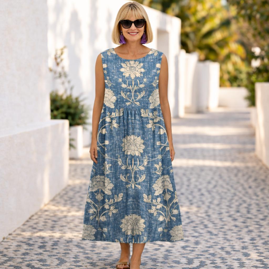 Fabiola | Midi Dress - Effortless Comfort