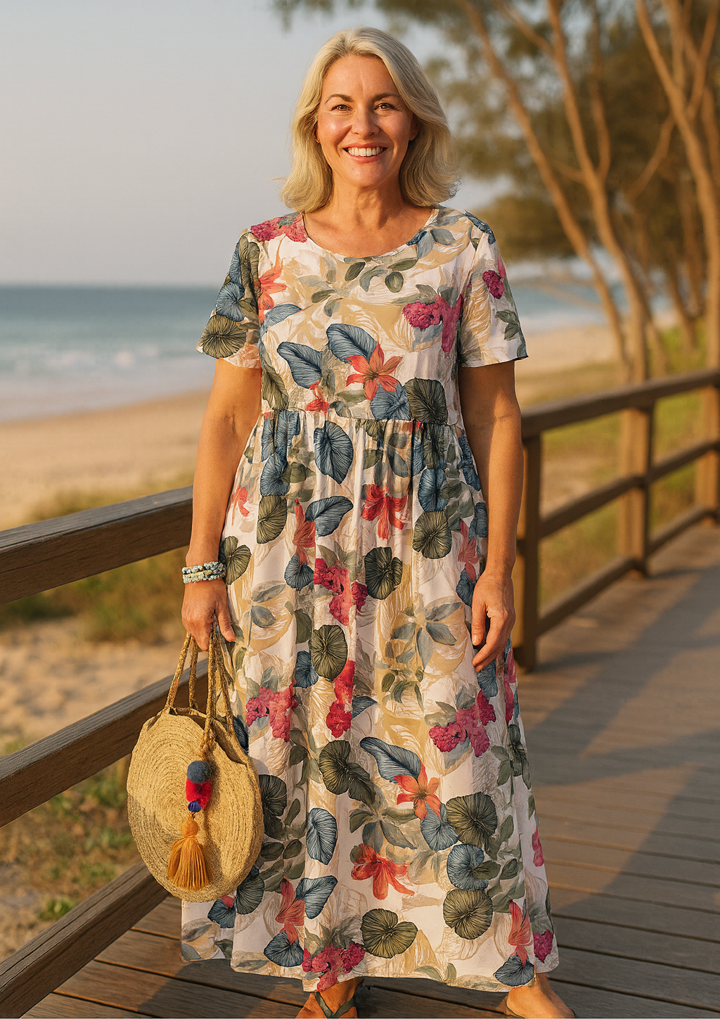 Katie | Breezy Floral Maxi Dress – Where Comfort Meets Confidence (s-5xl)