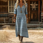 Rebeca | Vintage-Inspired Long Sleeve Casual Dress