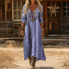 Phyllis | Vintage-Inspired Long Sleeve Casual Dress
