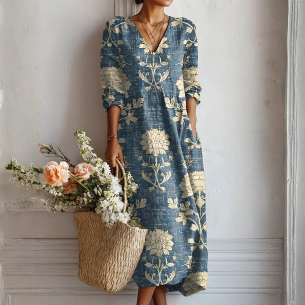 Gail | Playful Linen Dress