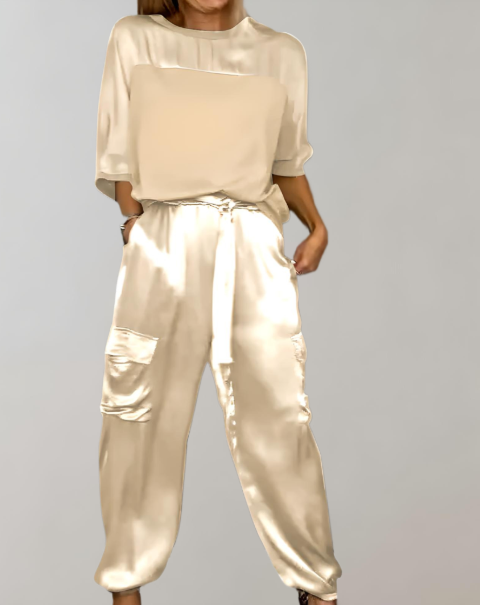 Gabby | Silky Soft Cargo Lounge Set