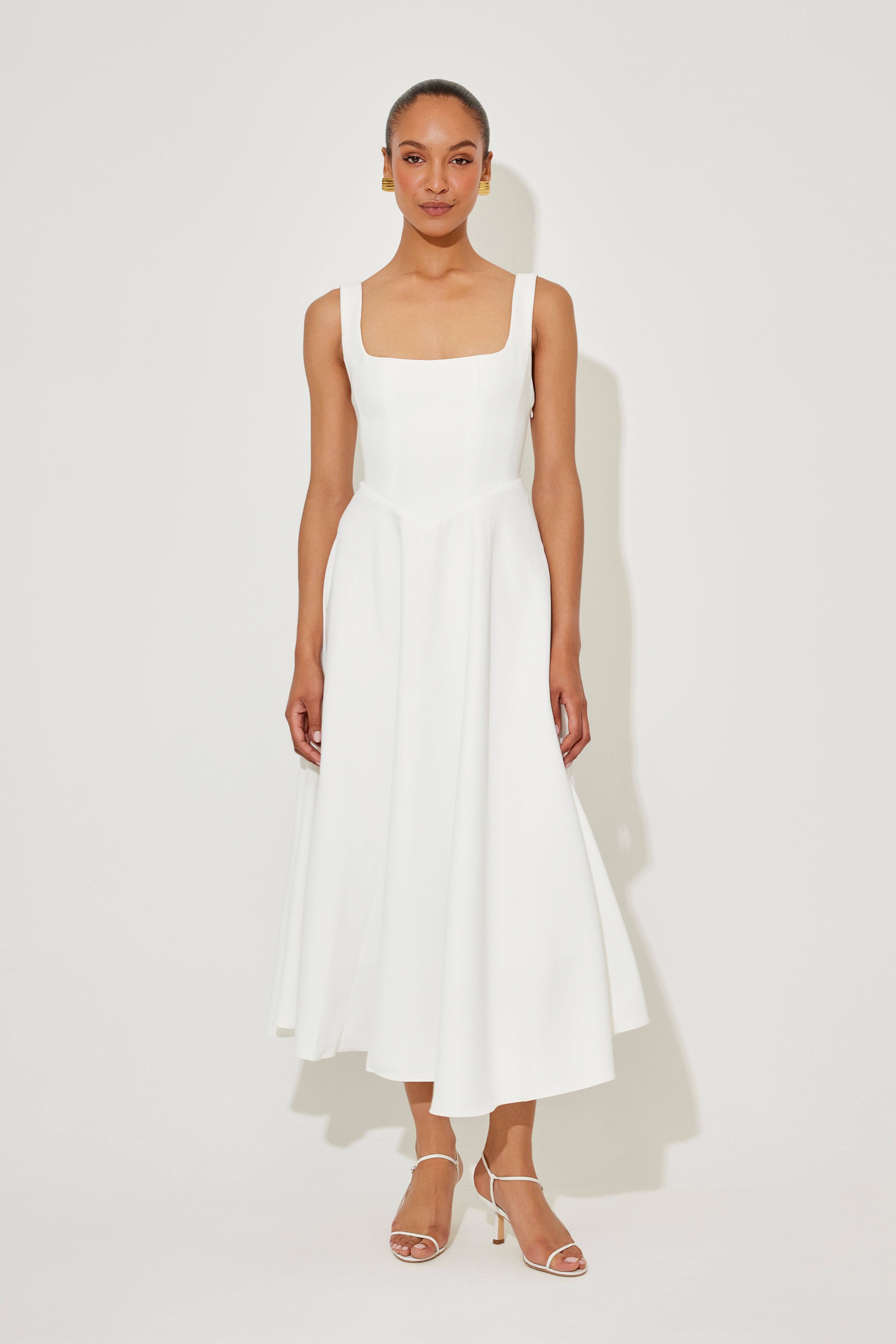 Graciela | Elegant Midi Flow Dress