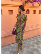 Barb | Colorful Summer Print Dress