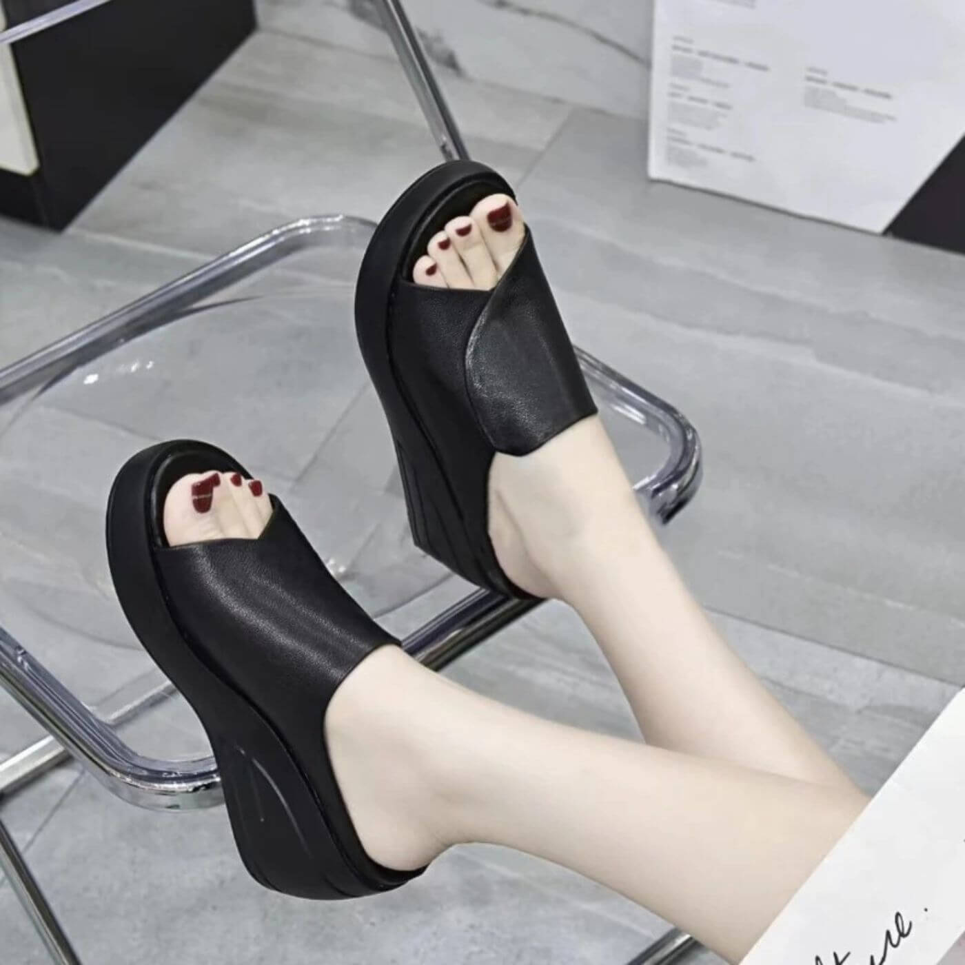 Melisa | Orthopedic Slip-on Wedge Sandals