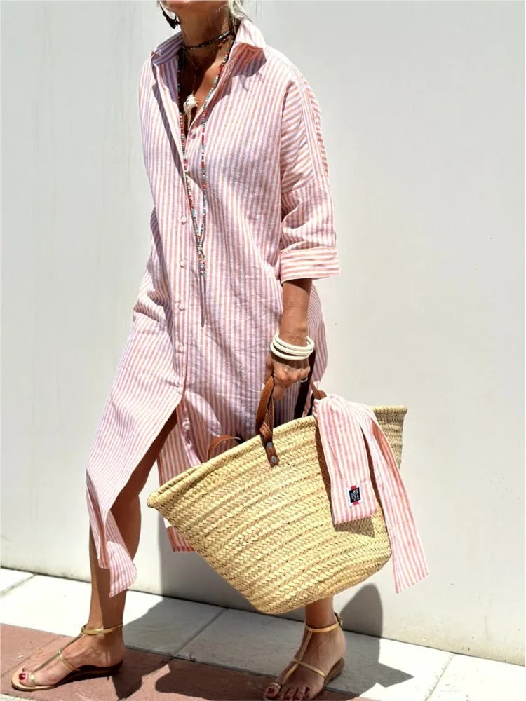 Tara | Casual Striped Dress