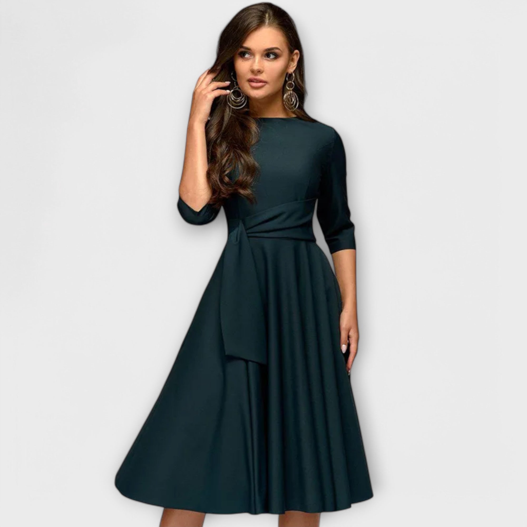 Sheila | Elegant Swing Dress