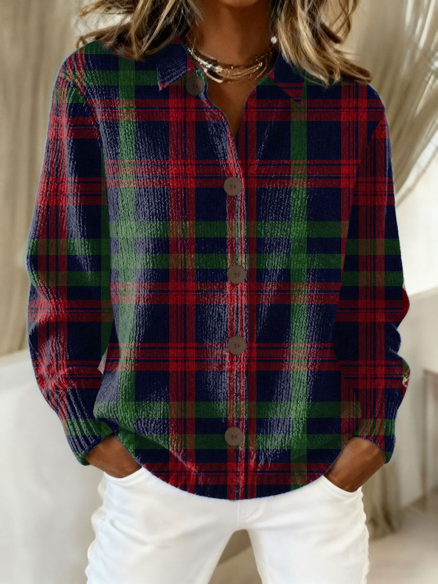 Izzy | Checkered Hoodie Blouse