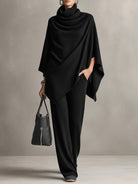 Kellie | Elegant Drape Two-Piece Set