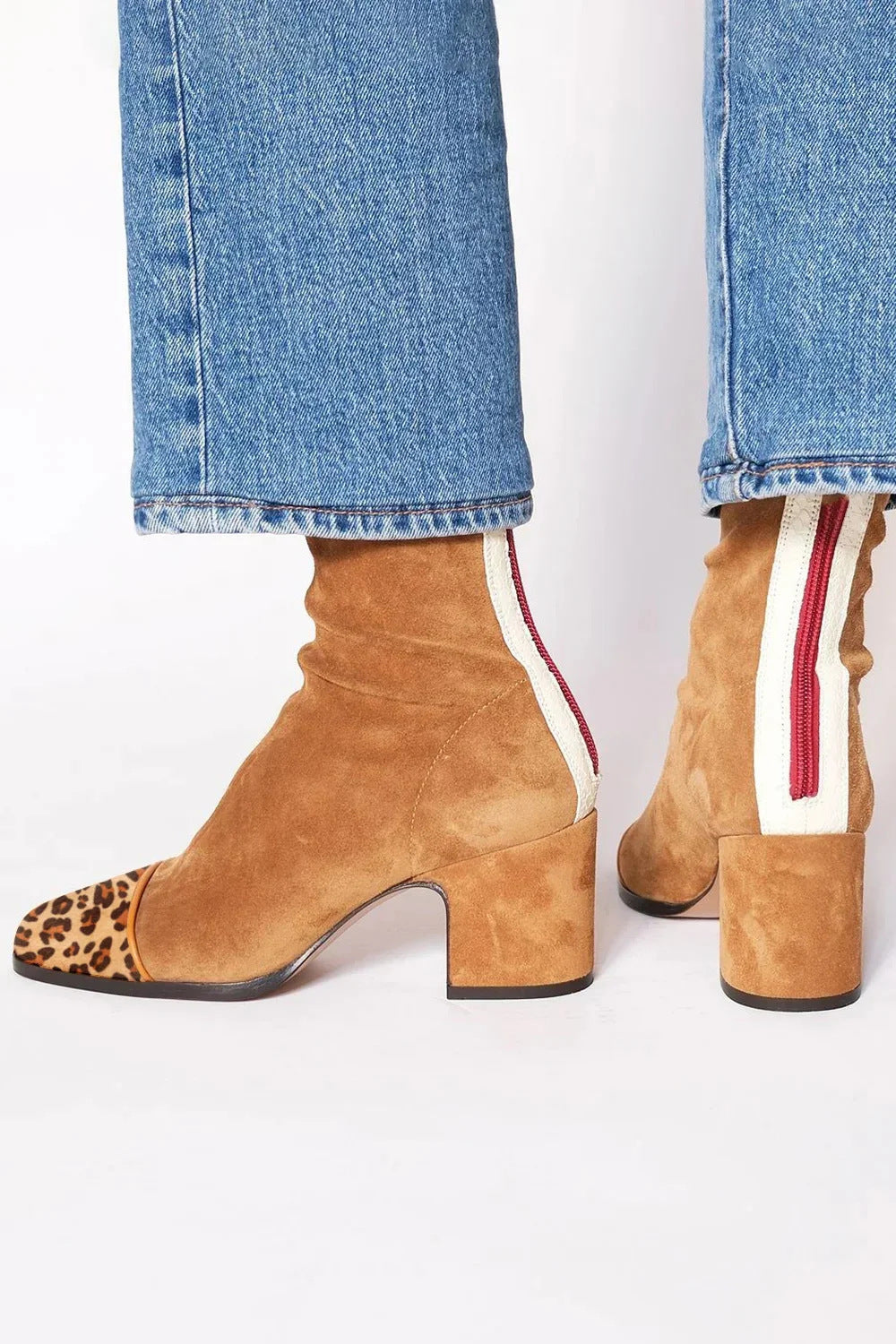 Kelli | Heel Ankle Boot with Print