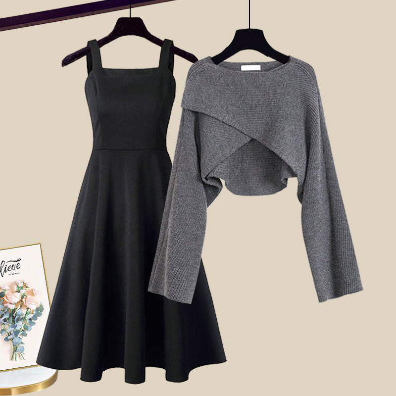 Adrienne | The 2-in-1 Knit Dress Set