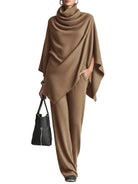Lorna | Elegant Drape Two-Piece Set