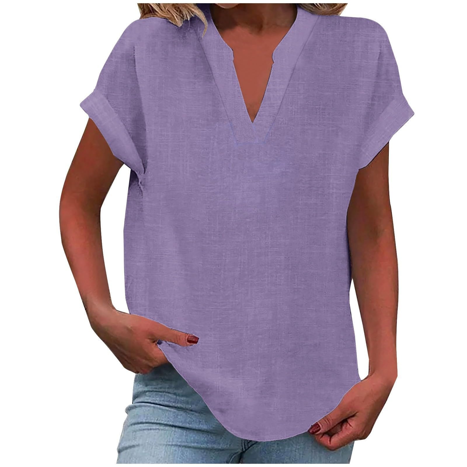 Teresita | Relaxed V-Neck Blouse