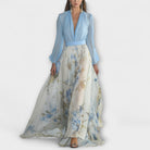 Kristine | Sparkling Floral Maxi Dress