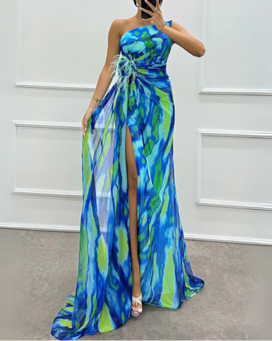 Marissa | Vibrant Draped Dress