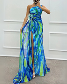 Maryann | Vibrant Draped Dress