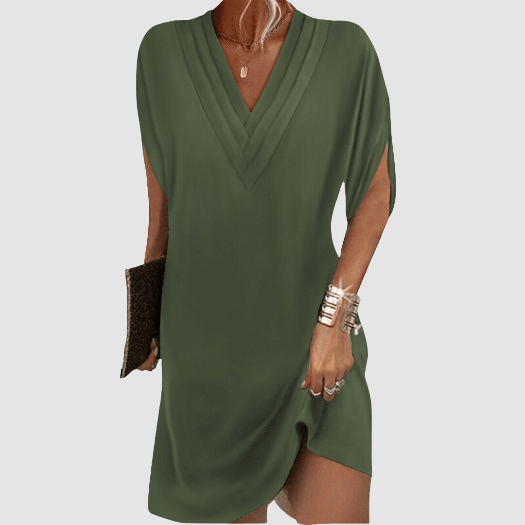 Tanya | Elegant Dress with Half Sleeves